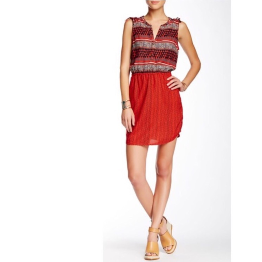 Lucky Brand - Border Tie Dress